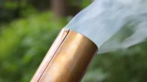 Ancient old samovar Stock Footage 80676602