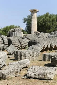 The Ancient Olympia Stock Photos