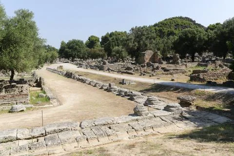 The Ancient Olympia Stock Photos