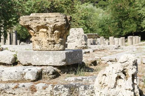 The Ancient Olympia Stock Photos