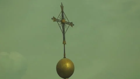 Ancient Orthodox cathedral Trinity Video stock 92637856