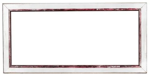 Ancient panoramic white picture frame ancient panoramic white picture fram... Stock Photos