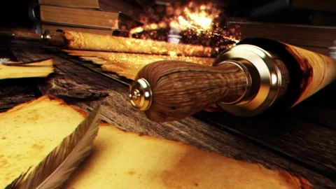 Ancient Parchment Unveil Stock After Effects