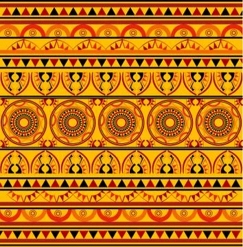 Ancient pattern Stock Illustration