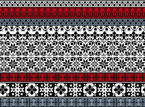 Ancient pattern Stock Illustration