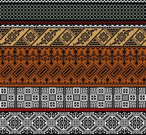 Ancient pattern Stock Illustration