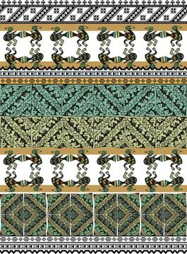 Ancient pattern Ilustración de archivo