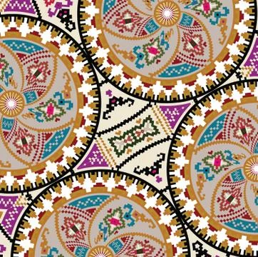 Ancient pattern. vector illustration Stock Illustration