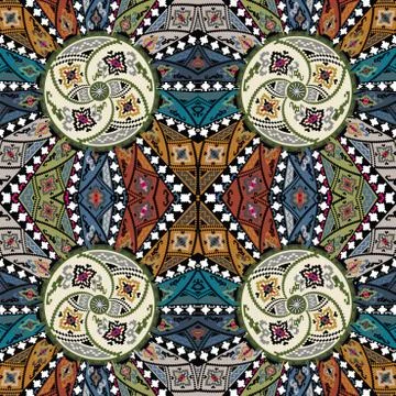 Ancient pattern. vector illustration Stock Illustration