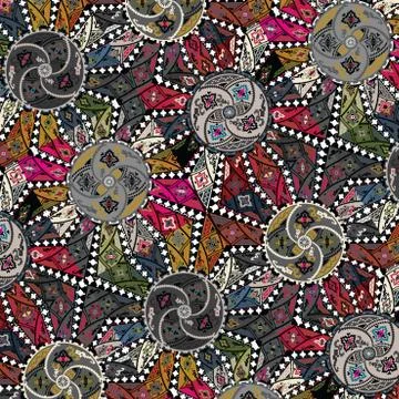 Ancient pattern. vector illustration Stock Illustration