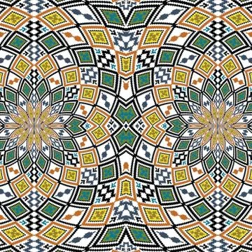 Ancient pattern. vector illustration Stock Illustration