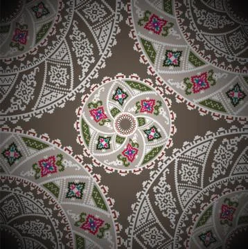 Ancient pattern. vector illustration Stock Illustration