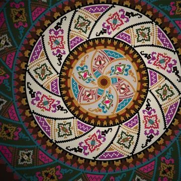 Ancient pattern. vector illustration 스톡 일러스트