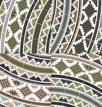 Ancient pattern. vector illustration Stock Illustration
