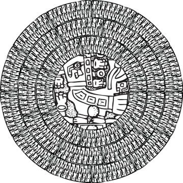 Ancient pattern. vector illustration Illustrazione stock