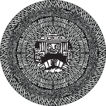 Ancient pattern. vector illustration Stock Illustration