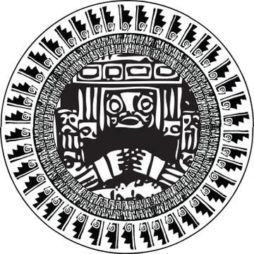 Ancient pattern. vector illustration Stock Illustration