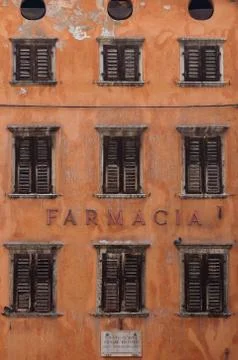 Ancient pharmacy Stock Photos