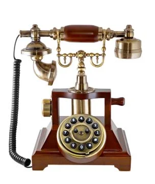 Ancient phone Stock Photos
