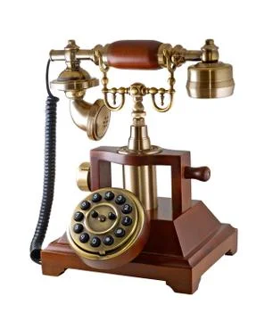 Ancient phone Stock Photos