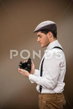 Ancient photography concept Stock Photos