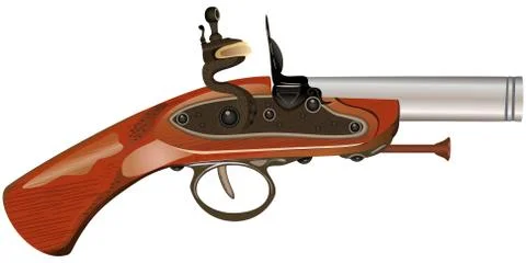 Ancient pisto. Stock Illustration