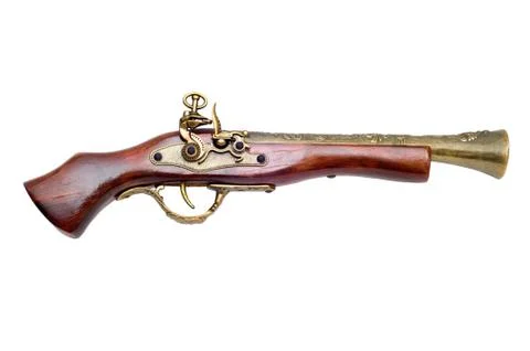 The ancient pistol Foto stock