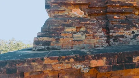 Ancient Po Klong Garai Cham Fire Tower Architecture Vietnam Stock Footage 335654340