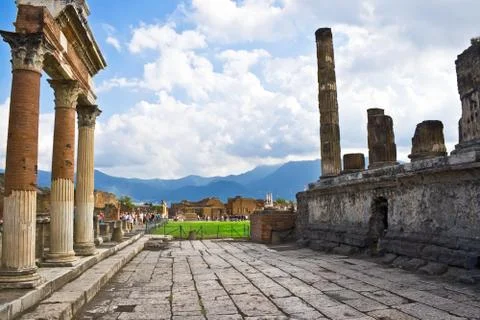 Ancient pompeii Stock Photos
