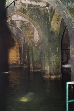 The ancient pool of the arches . Stock Photos