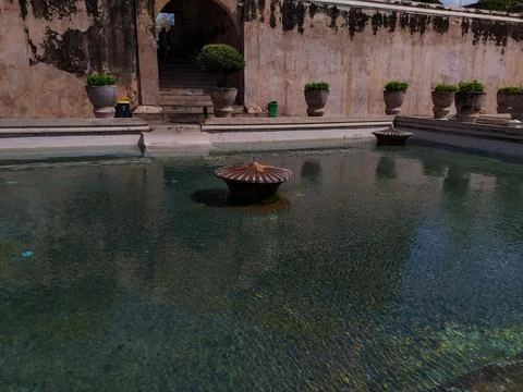 Ancient pool 写真素材