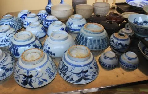 Ancient pottery Stock Photos