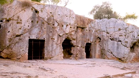 Ancient Prison of Socrates in Athens Stock Footage 306209316