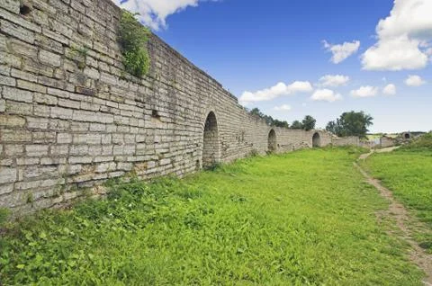 Ancient Protective Wall Stock Photos