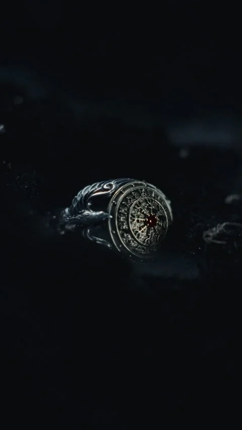 Ancient Ring in the Shadows 스톡 동영상 297374987