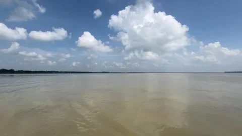 An ancient river of the Ganges River. Video stock 323359706