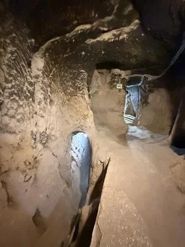 Ancient rock cave Foto stock