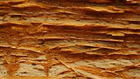 Ancient Rock Layers 스톡 사진