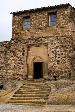 Ancient rock monastery David Garedji in Georgia Stock-Fotos