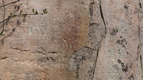 Ancient Rock Painting Vidéo 79917409