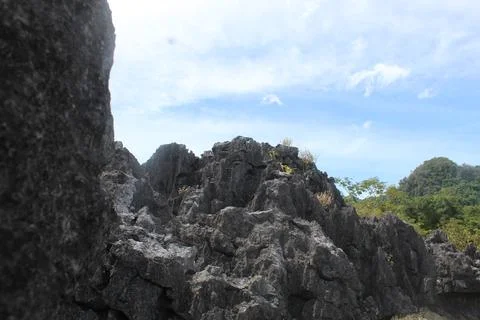 Ancient rock Stock Photos