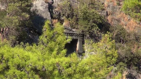 Ancient Rock Tombes Stock Footage 70028512