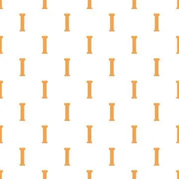 Ancient roman greek pillars repeating seamless pattern Stock Illustration