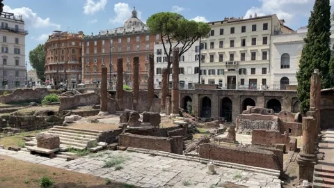 Ancient Roman Ruins Stock Footage 159550550
