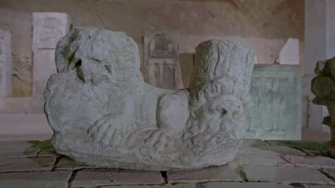 Ancient Roman sarcophagi Stock Footage 171554817
