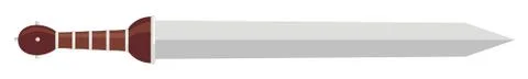Ancient roman sword Stock Illustration