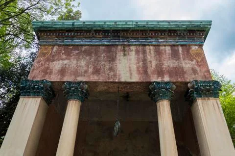 Ancient roman temple Stock Photos