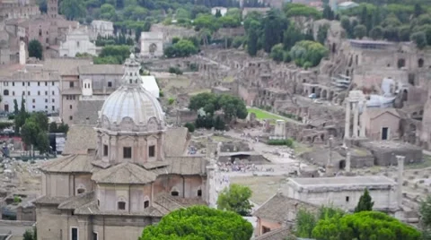 Ancient Rome 库存影片 8679114