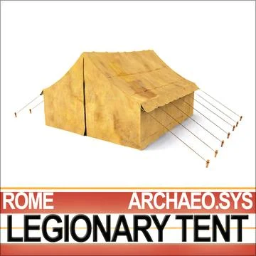 Ancient Rome Legionary Tent Contubernium 3D Model