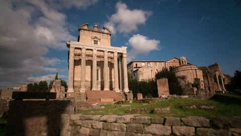Ancient Rome motion Timelapse 06 库存影片 127091444